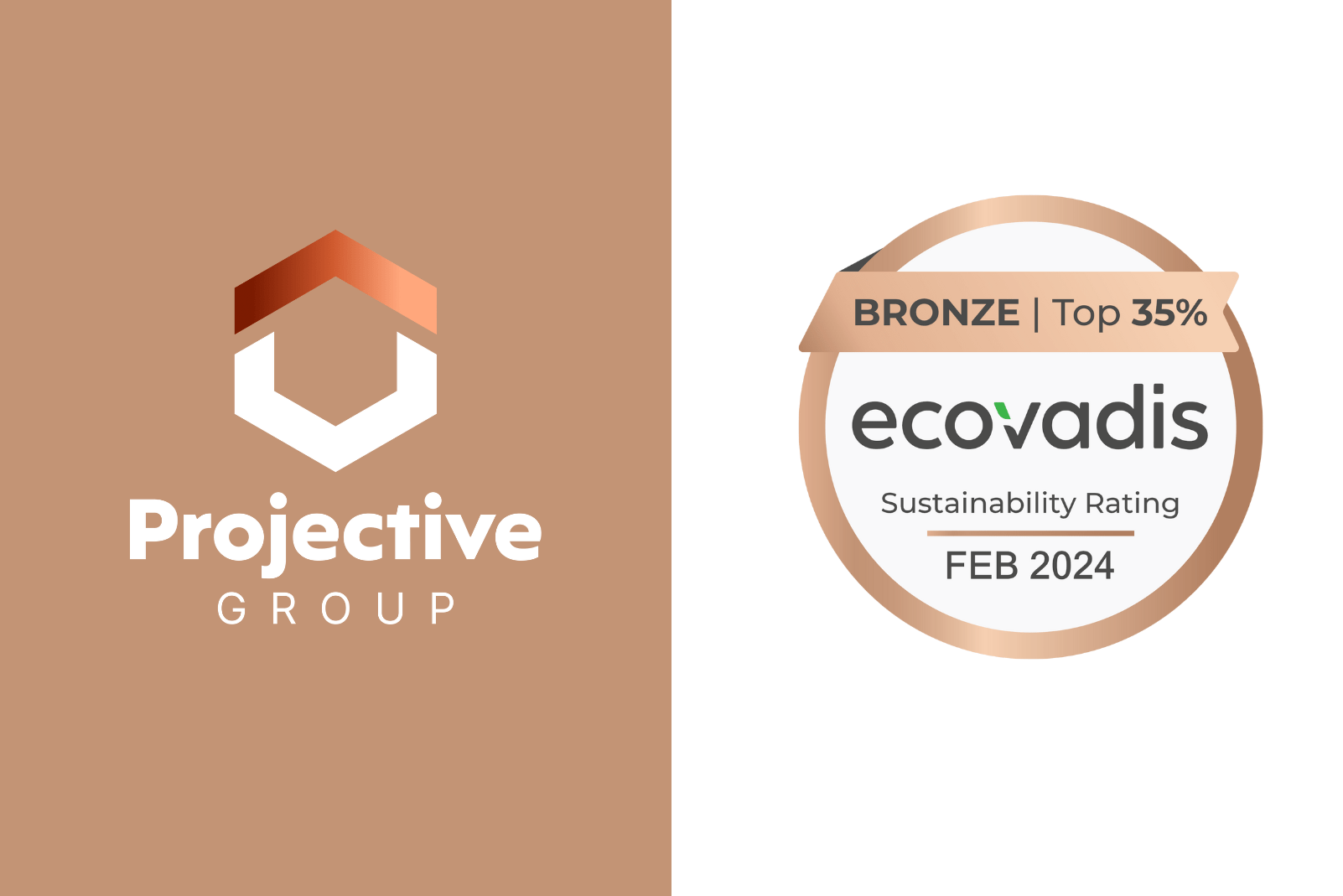 Projective Group bekroond met bronzen EcoVadismedaille en geplaatst in